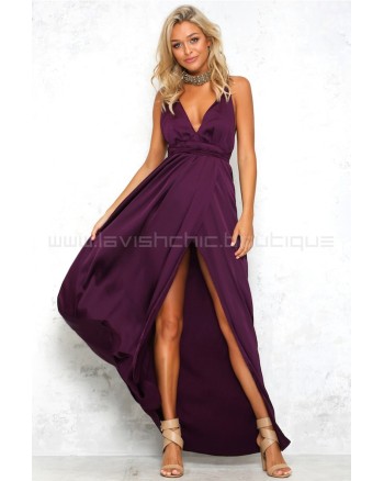Catwalk Maxi Dress Purple